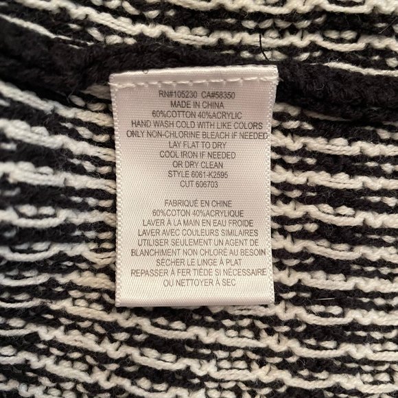 Joie Long Chunky Knit Cotton Blend Sweater Size L Comfy Oversized Tunic - Picture 11 of 11